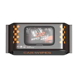 دستمال مرطوب مخصوص کفش و خودرو بسته 80 عددی